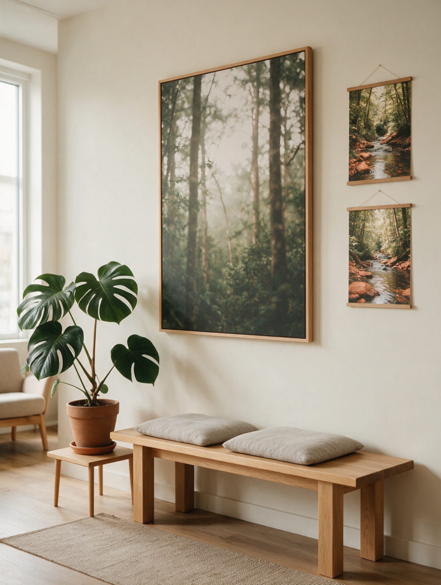 Wall Art & Posters shown in a real business setting