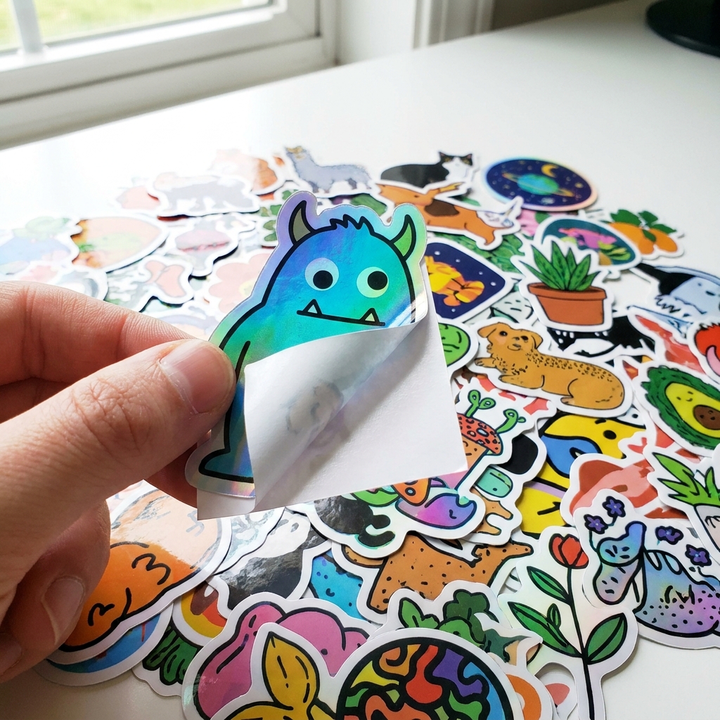 Custom round stickers