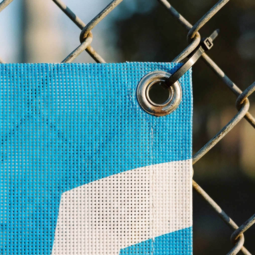 Custom mesh banner