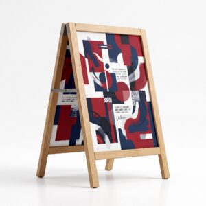 Sidewalk A-frame sign kit