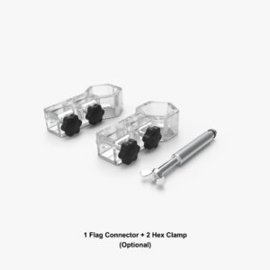 Flag Holder Hardware shown in a real business setting