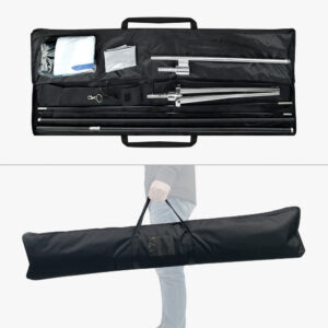 Carry Bag shown in a real business setting