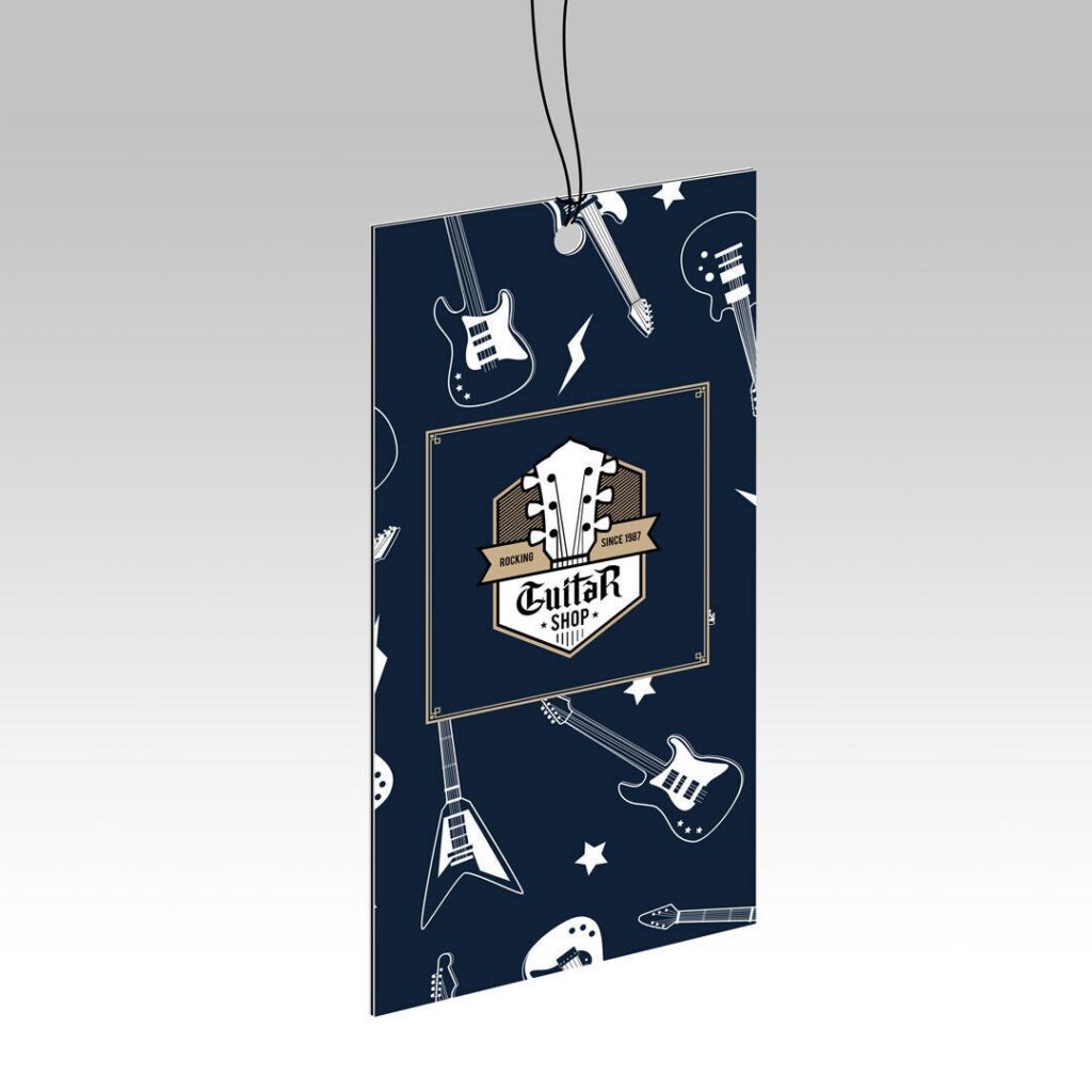 Black Edge Hang Tags