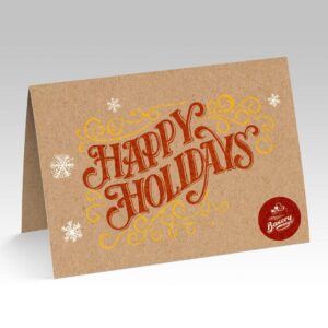 Brown Kraft Greeting Cards