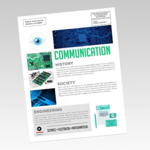 EDDM Sell Sheets - Print Only shown in a real business setting